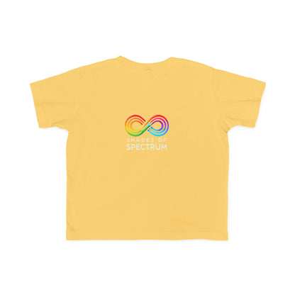 Toddler Tee - Autism Awareness Ballerina Design