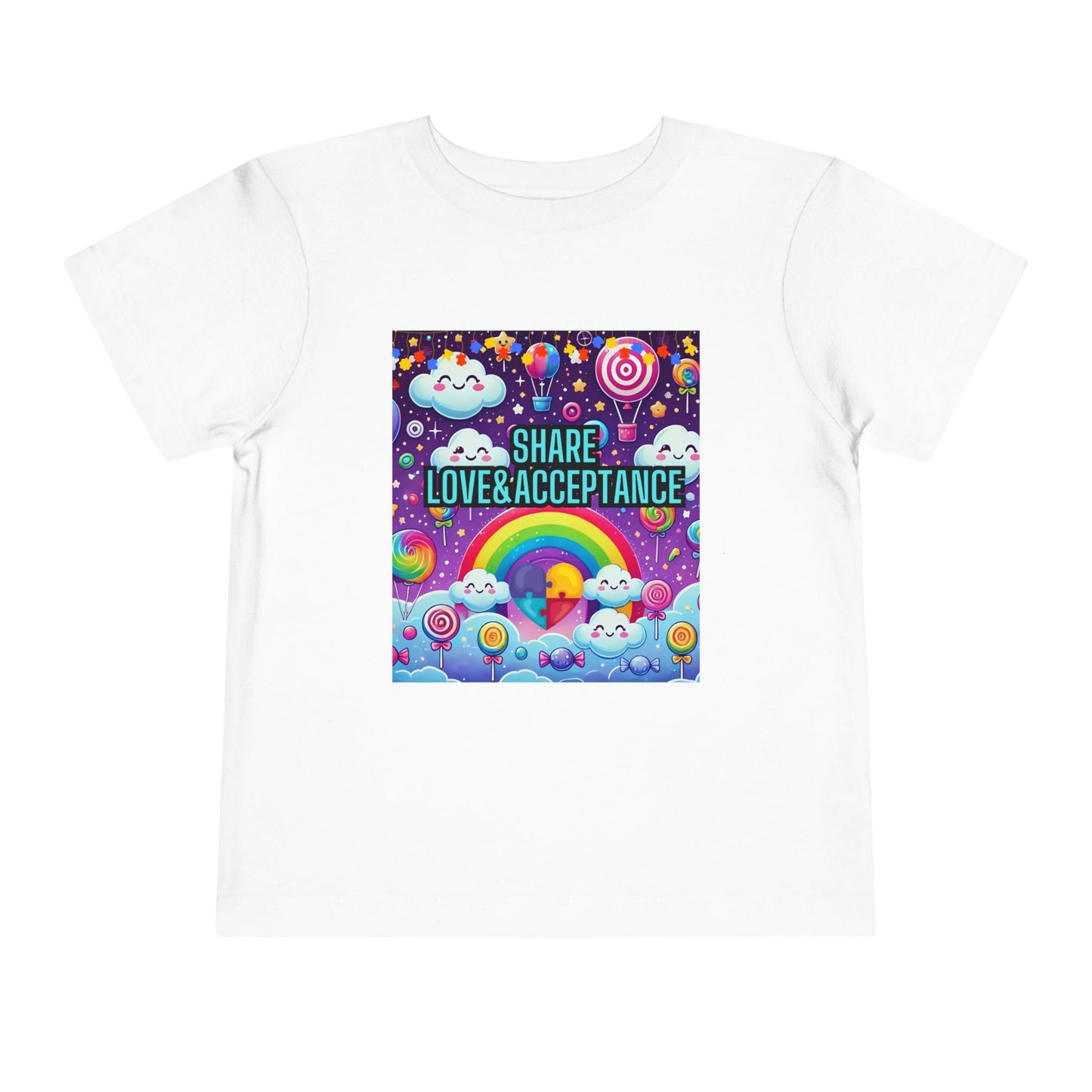 Toddler Tee - Share Love and Acceptance for All