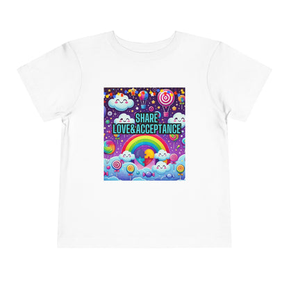 Toddler Tee - Share Love and Acceptance for All