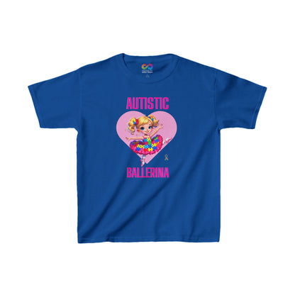 Kids Tee - Autism Awareness Ballerina Design