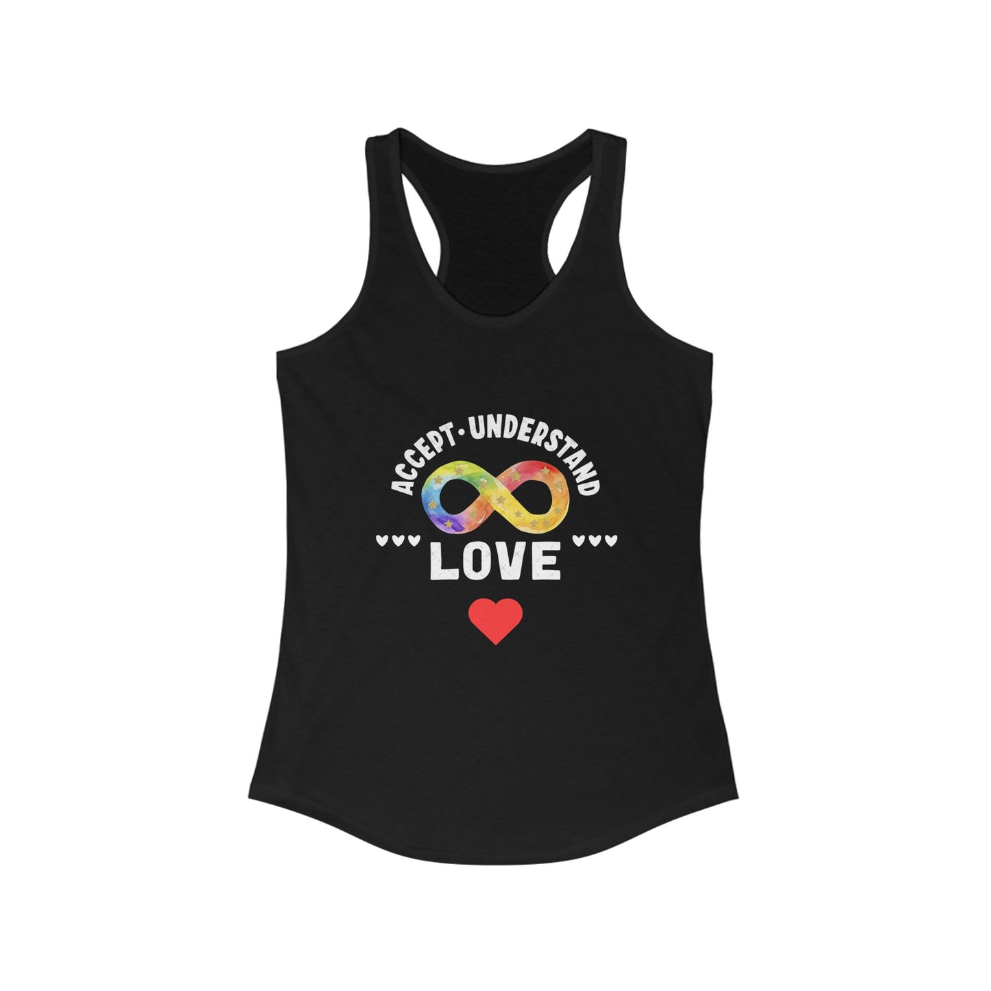 Women's Ideal Racerback Tank - Autism Awareness- Share Love