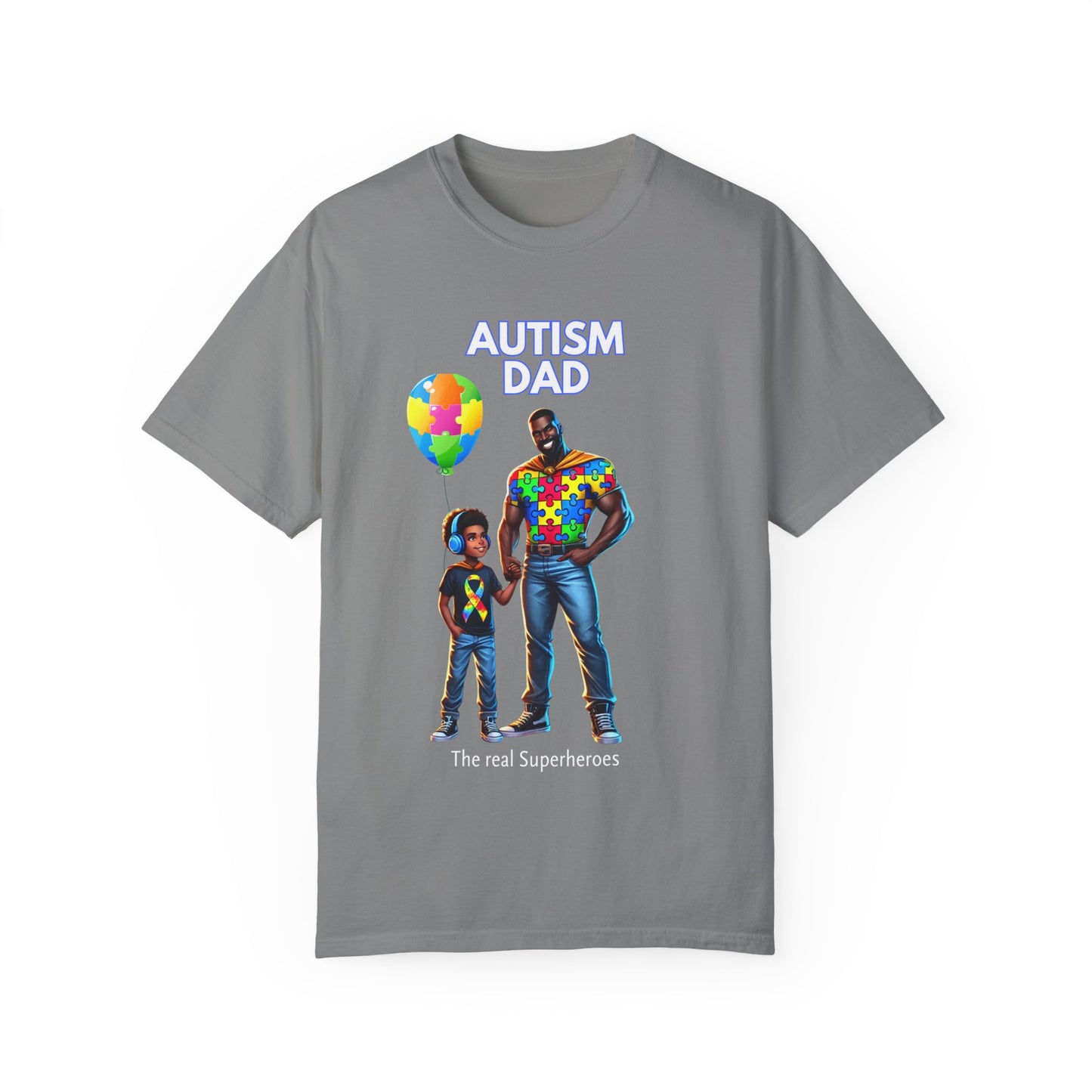 Autism Dad Superheroes T-shirt