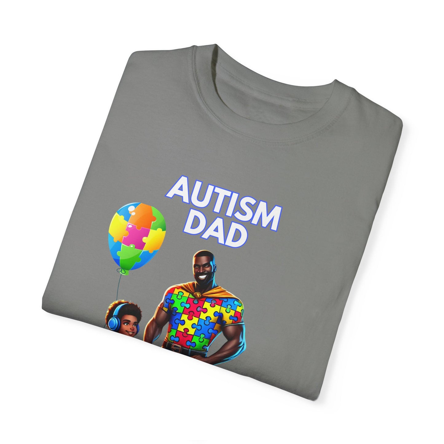 Autism Dad Superheroes T-shirt