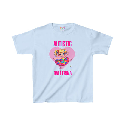 Kids Tee - Autism Awareness Ballerina Design