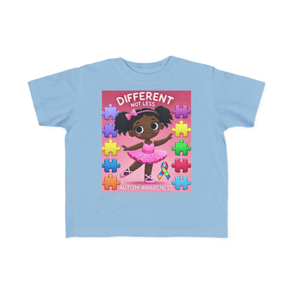 Toddler Tee - Autism Awareness Ballerina Design