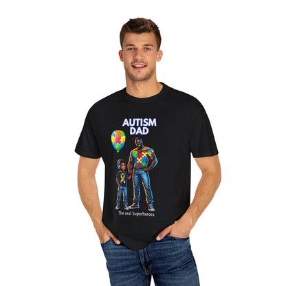 Autism Dad Superheroes T-shirt