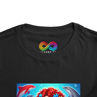 Toddler Short Sleeve Tee- Mermaid- Autism Awareness
