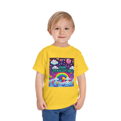 Toddler Tee - Share Love and Acceptance for All