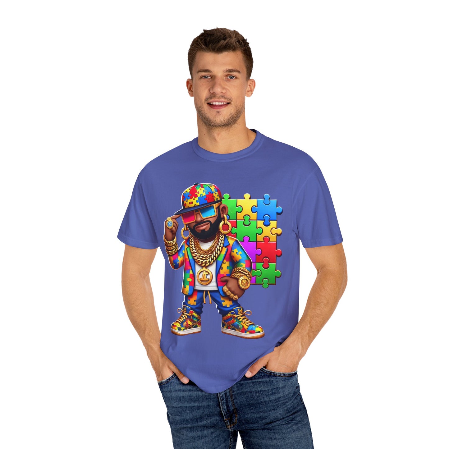 Unisex Garment-Dyed T-shirt- Autism Awareness