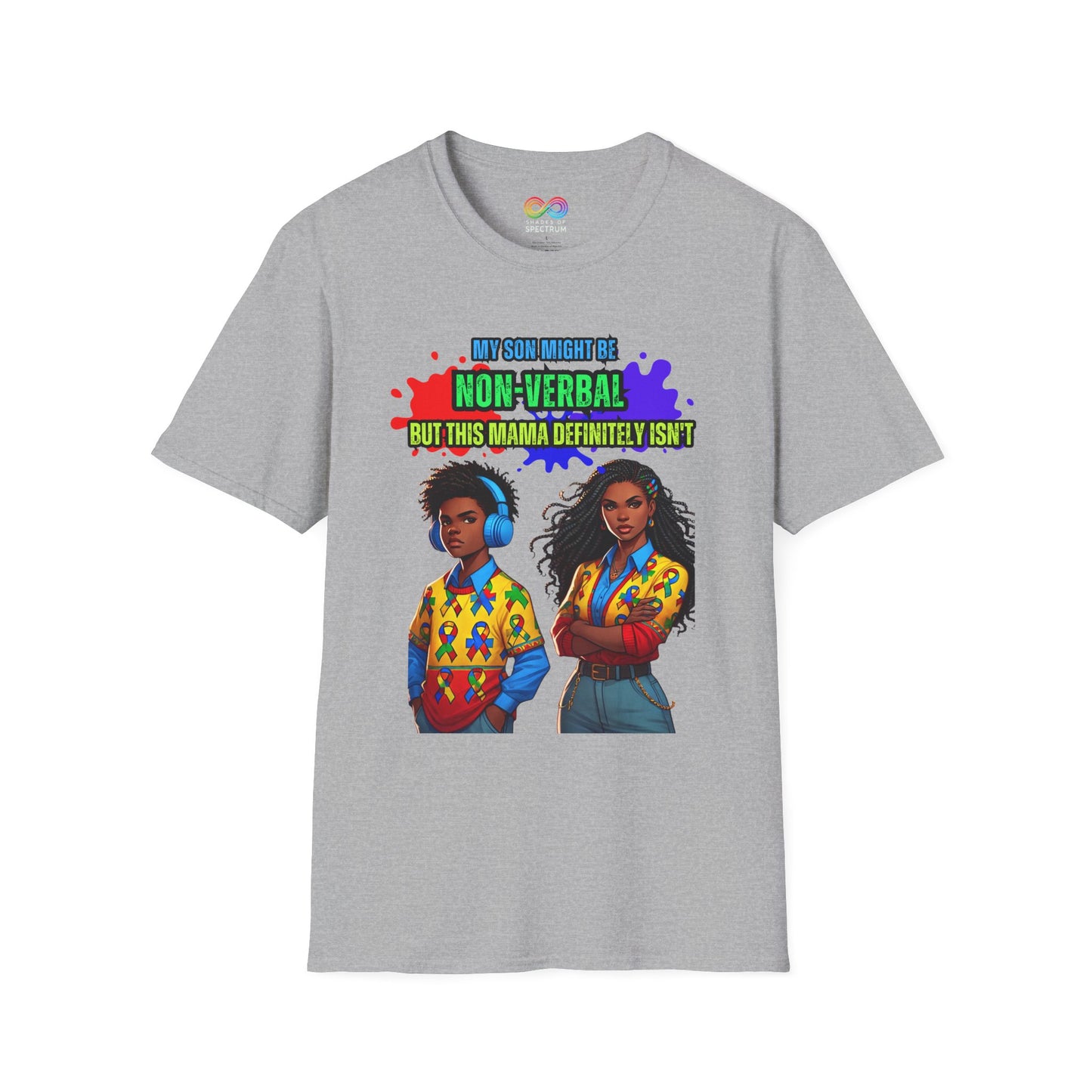 Autism Awareness T-Shirt- Momma's love Unisex Softstyle