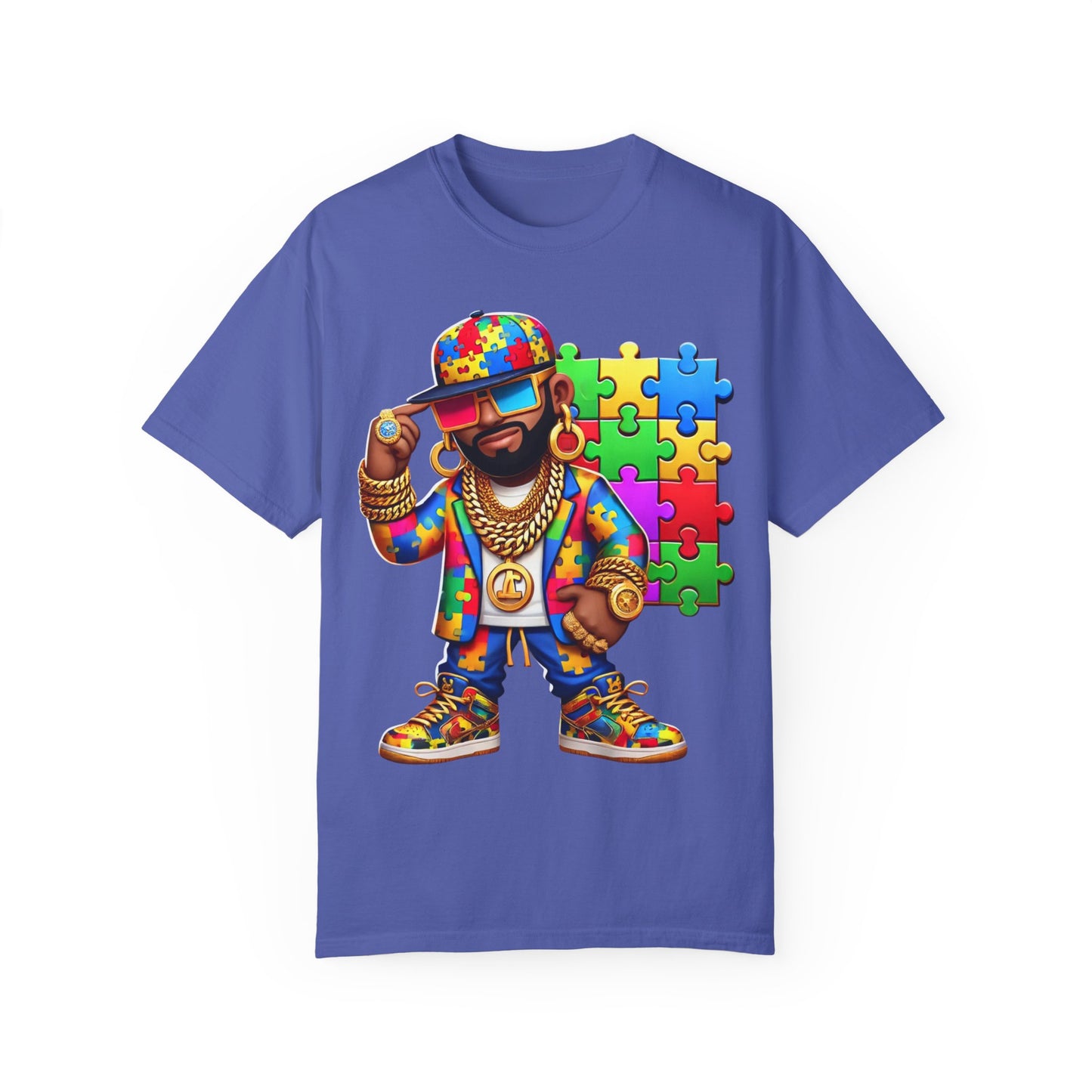 Unisex Garment-Dyed T-shirt- Autism Awareness