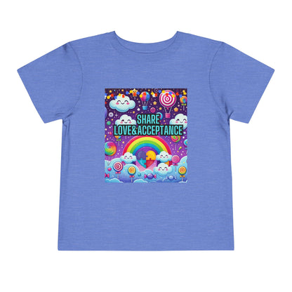 Toddler Tee - Share Love and Acceptance for All