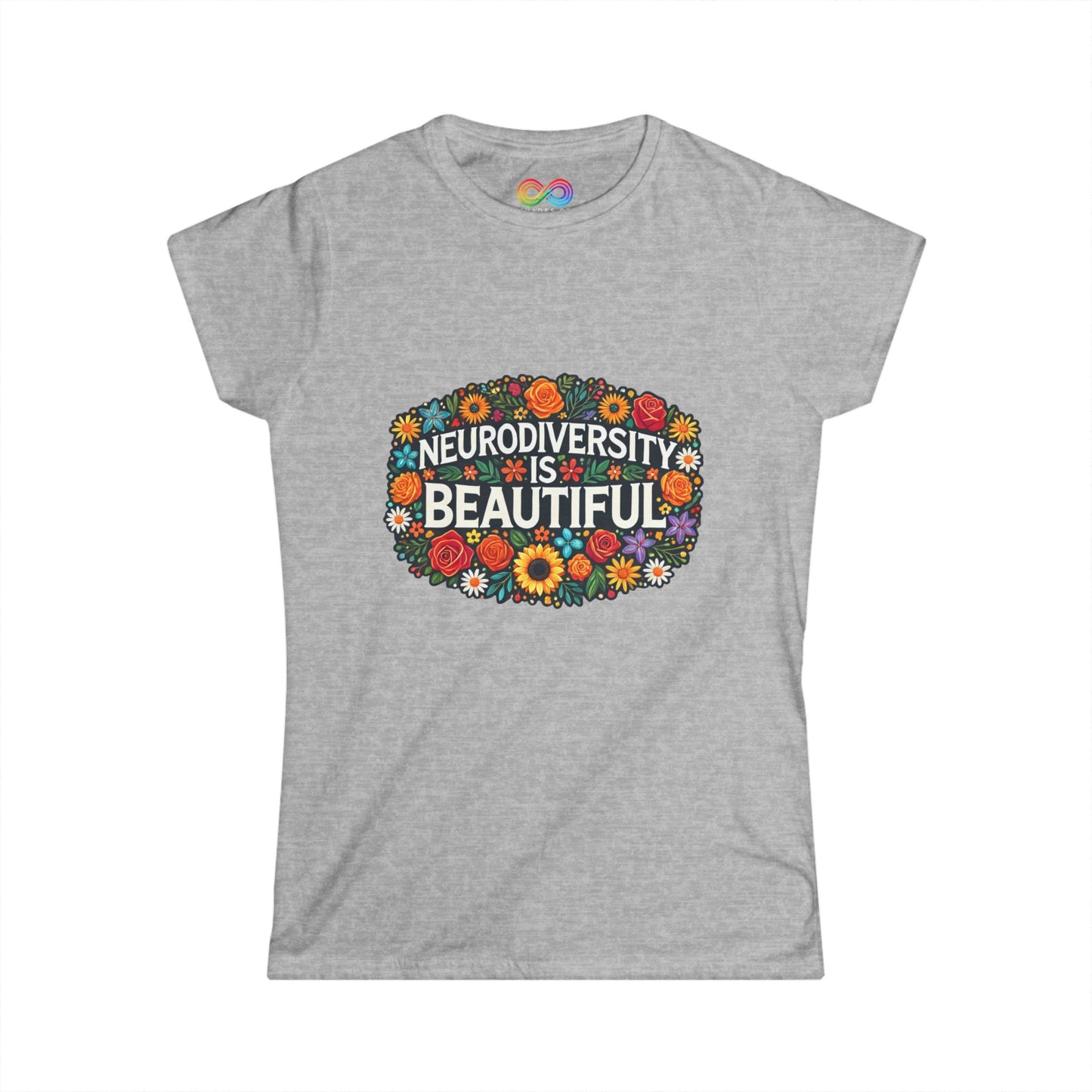 T-Shirt - Neurodiversity is Beautiful - Women's Softstyle Tee