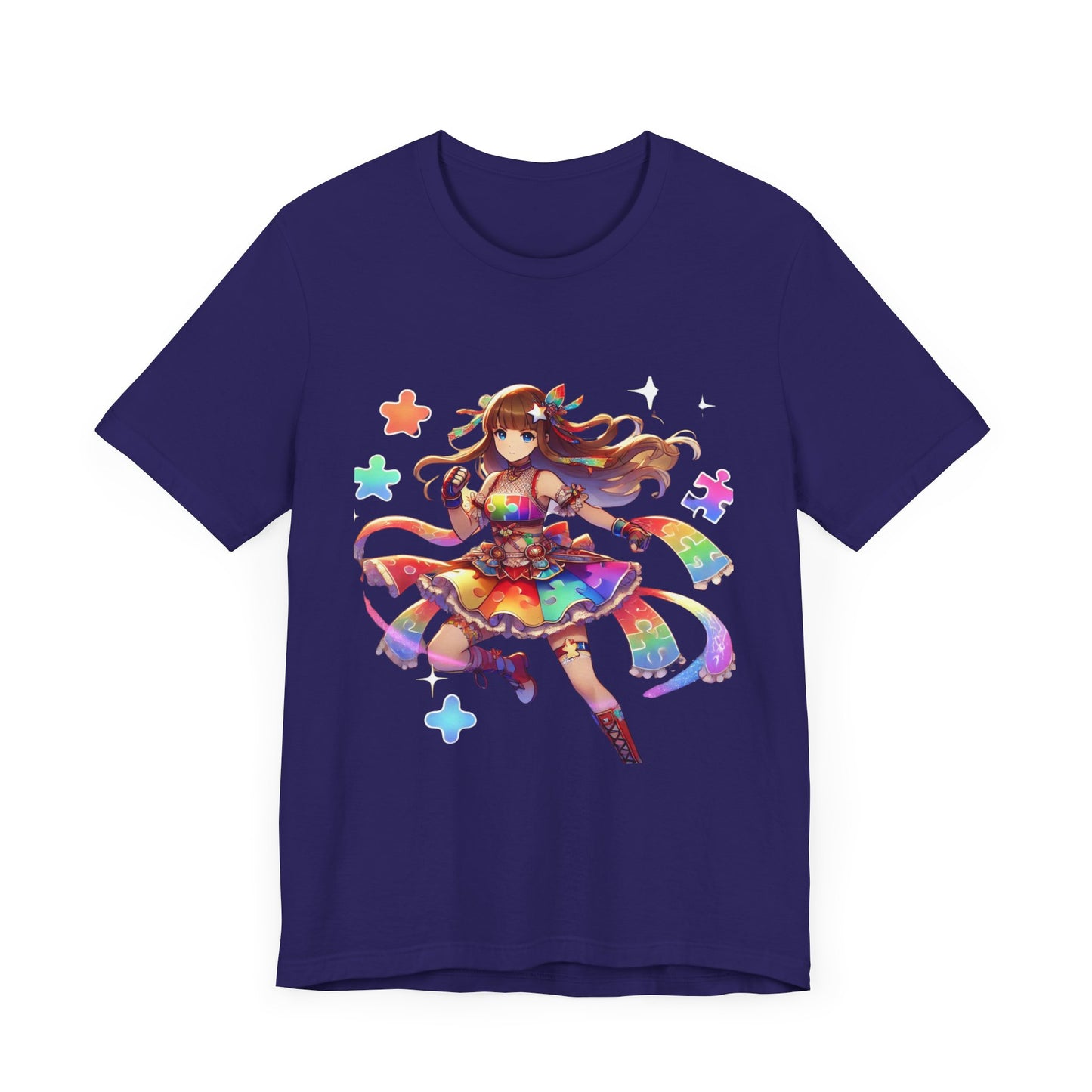 Autism Warrior Princess- Unisex Jersey Short Sleeve T-Shirt -