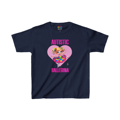 Kids Tee - Autism Awareness Ballerina Design