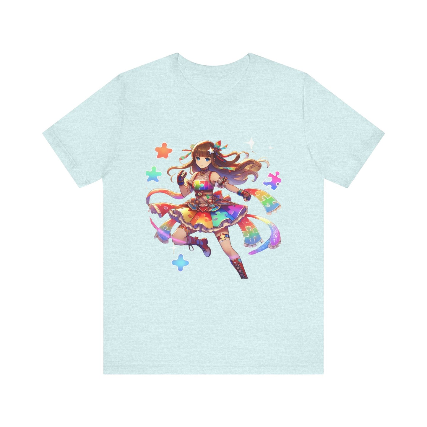 Autism Warrior Princess- Unisex Jersey Short Sleeve T-Shirt -