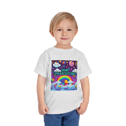 Toddler Tee - Share Love and Acceptance for All