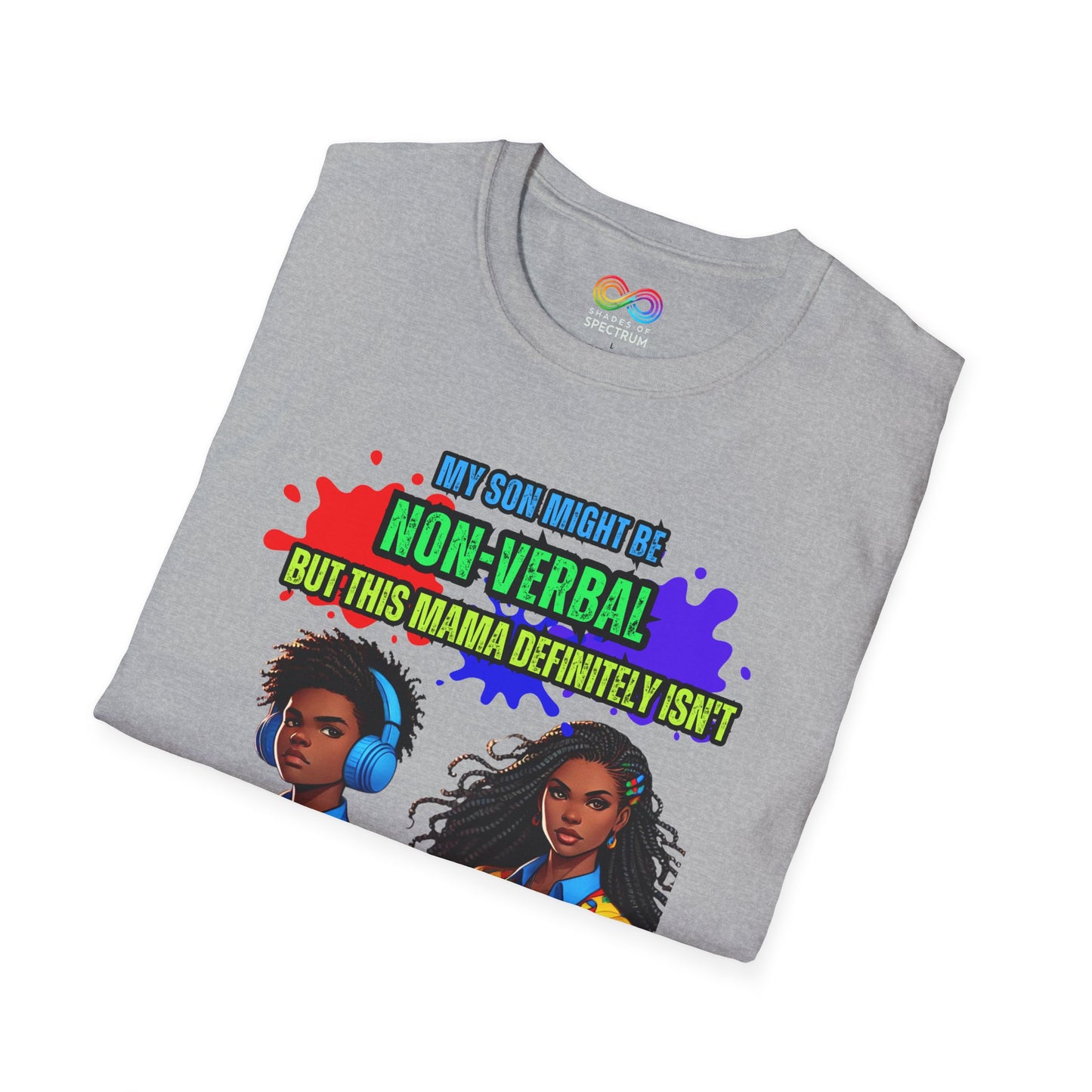 Autism Awareness T-Shirt- Momma's love Unisex Softstyle