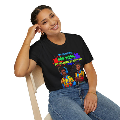 Autism Awareness T-Shirt- Momma's love Unisex Softstyle