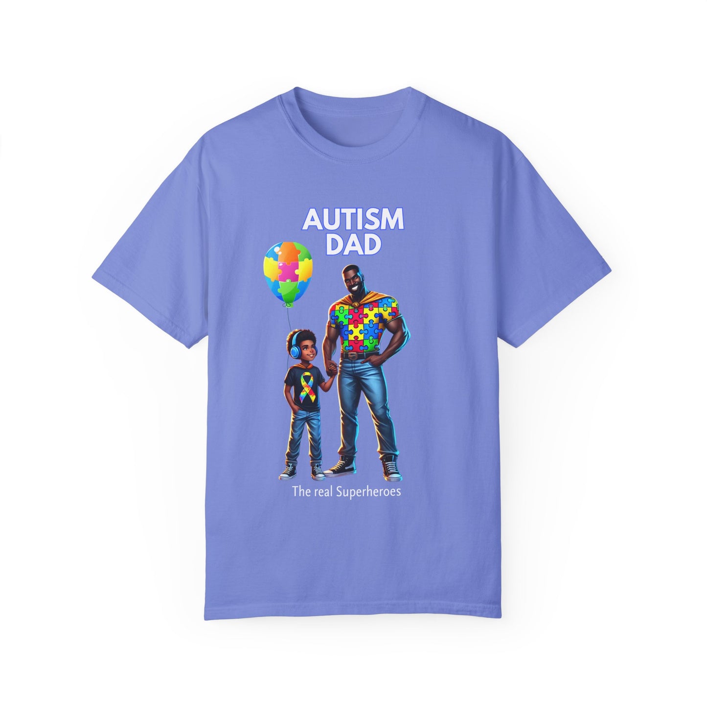 Autism Dad Superheroes T-shirt