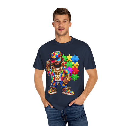 Unisex Garment-Dyed T-shirt- Autism Awareness