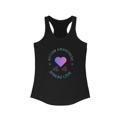 Women's Ideal Racerback Tank- Autism Awareness