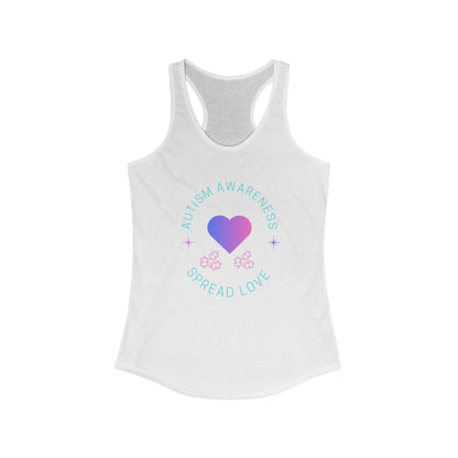 Women's Ideal Racerback Tank- Autism Awareness