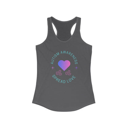 Women's Ideal Racerback Tank- Autism Awareness