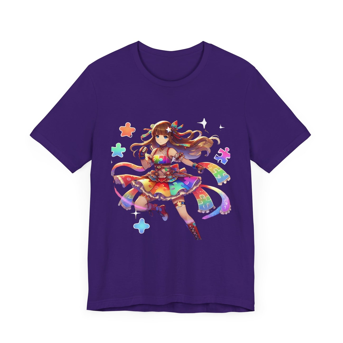 Autism Warrior Princess- Unisex Jersey Short Sleeve T-Shirt -