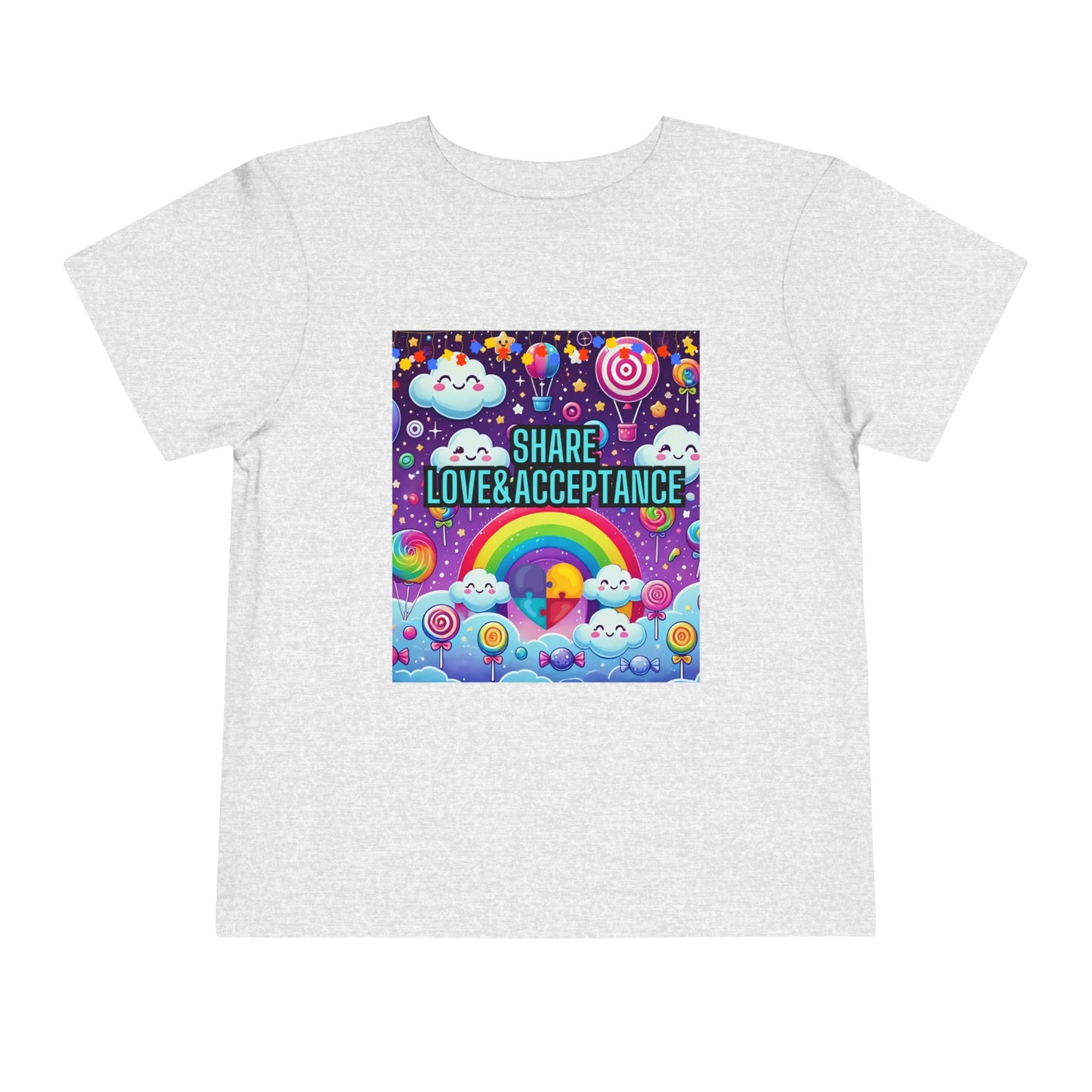 Toddler Tee - Share Love and Acceptance for All