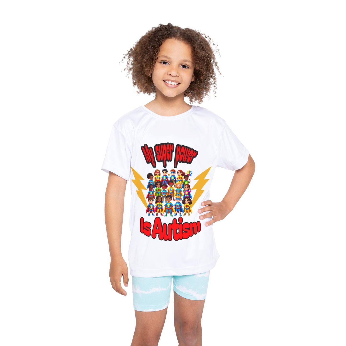 Kids- Autism is my superpower T Shirt