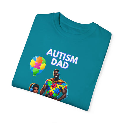 Autism Dad Superheroes T-shirt