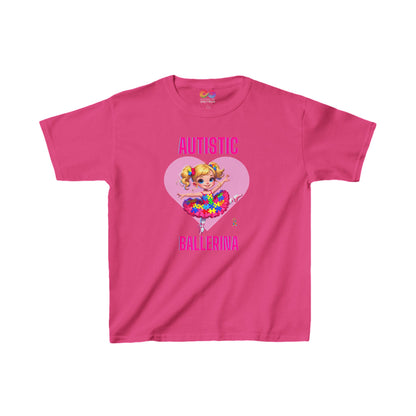 Kids Tee - Autism Awareness Ballerina Design