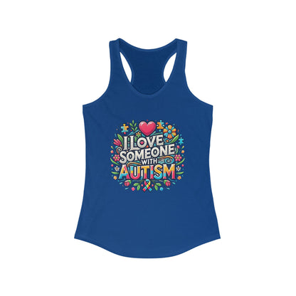 Tank Top Autism Awareness Women's Ideal Racerback