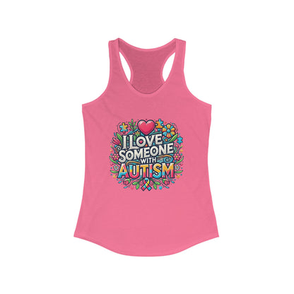 Tank Top Autism Awareness Women's Ideal Racerback