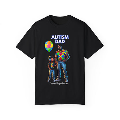 Autism Dad Superheroes T-shirt