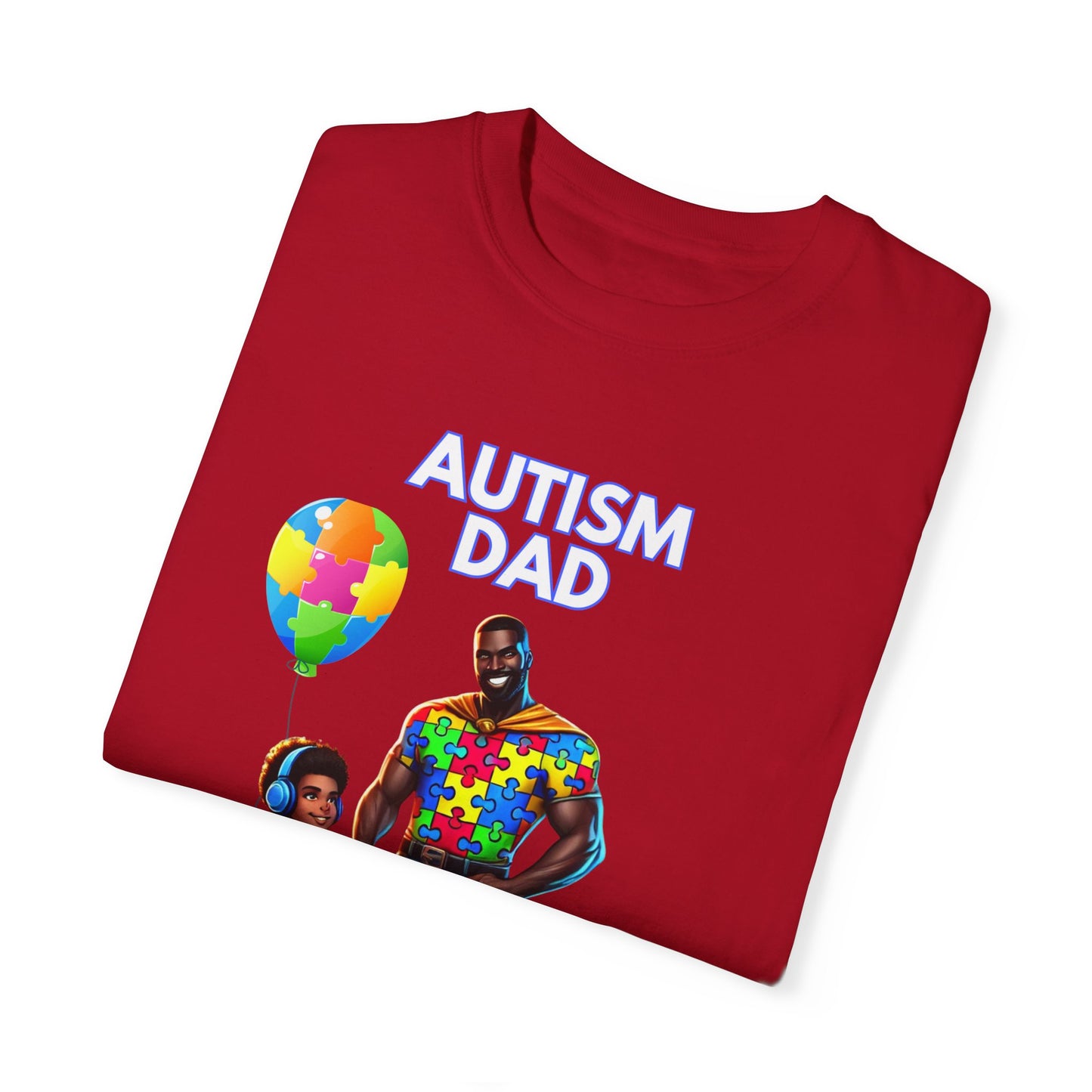 Autism Dad Superheroes T-shirt