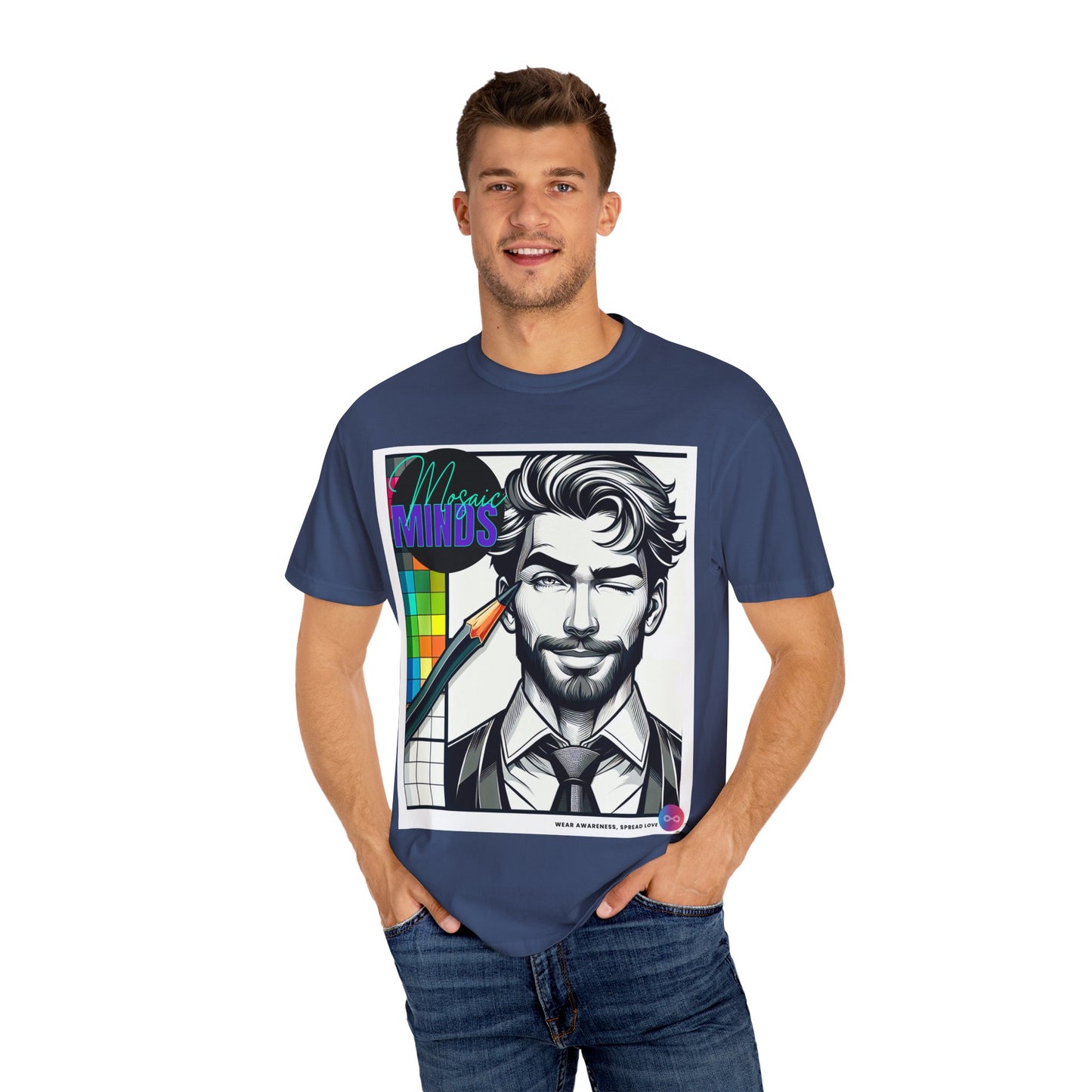 Autism Awareness T-Shirt - Unisex Garment-Dyed