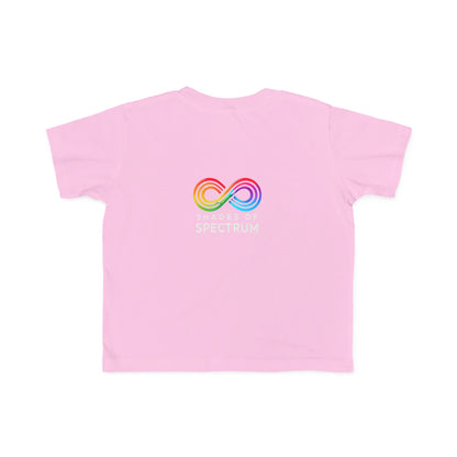 Toddler Tee - Autism Awareness Ballerina Design