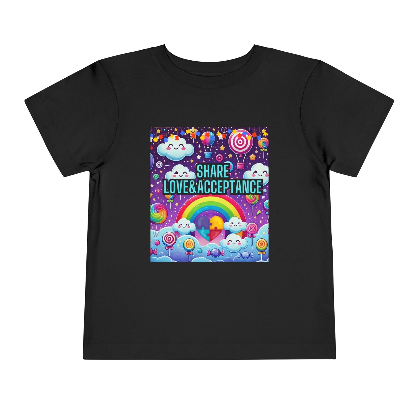 Toddler Tee - Share Love and Acceptance for All