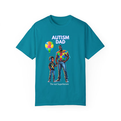 Autism Dad Superheroes T-shirt